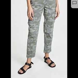 Hudson MID-RISE CROP SKINNY CARGO PANTS CAMO Size 31
